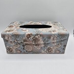Vtg Floral Tissue Box Cover Kleenex Dispenser Box